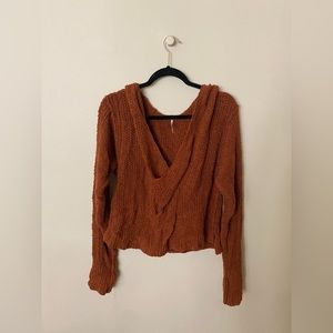Free People cable-knit slouchy sweater
